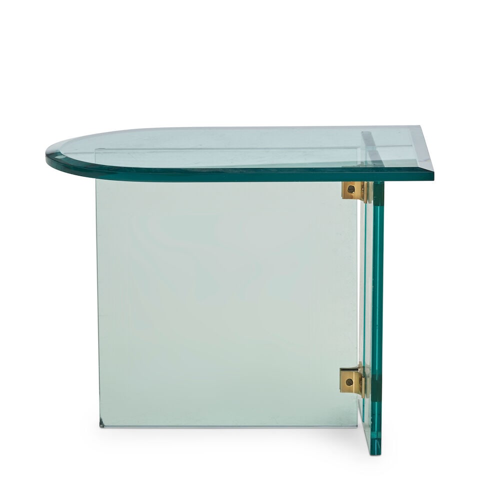 Modern Glass Side Table, 20th century, (1 of 2)
