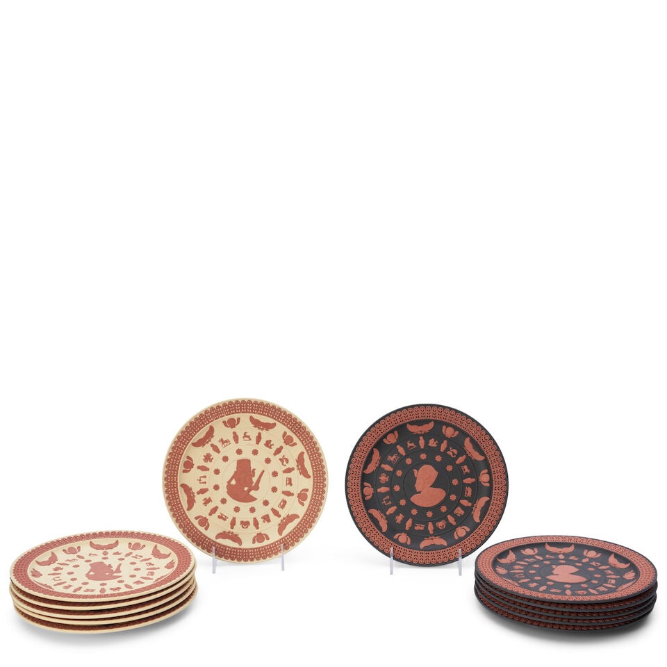 Twelve Wedgwood Egyptian Plates, 20th century, (1 of 1)