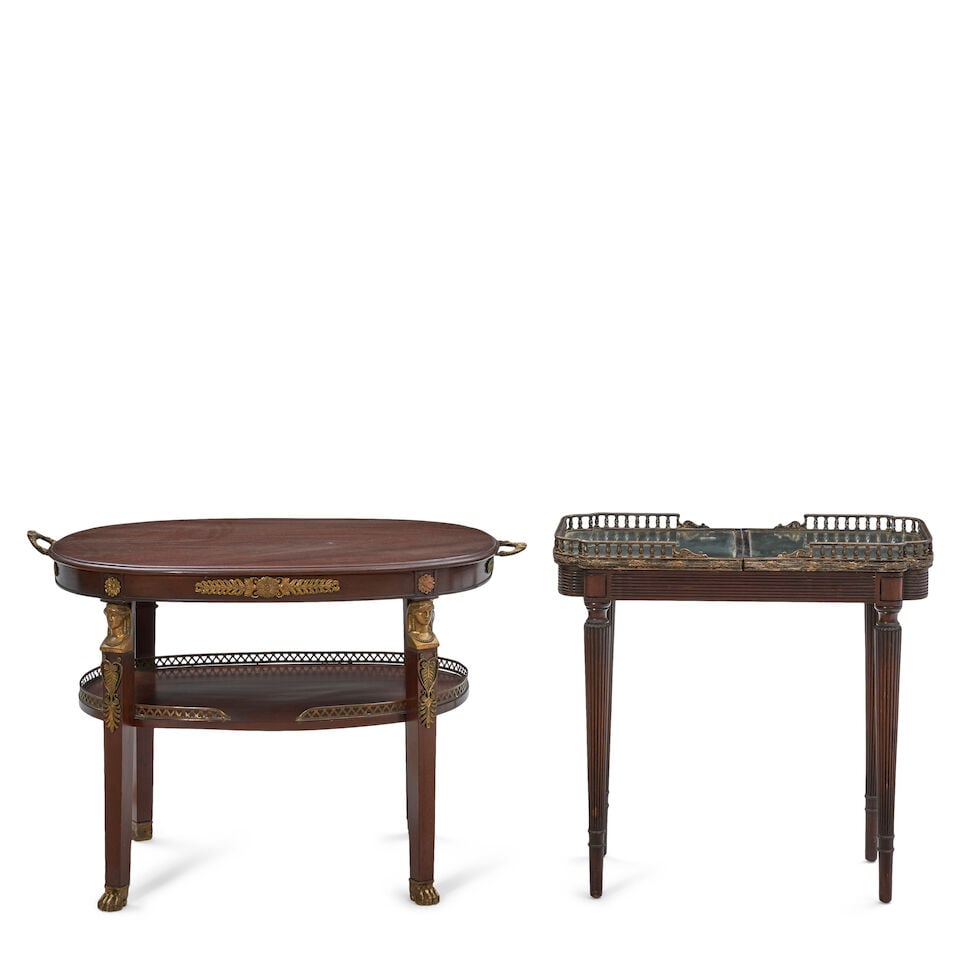 Two Continental-style Side Tables, Early 20th century, (1 of 2)
