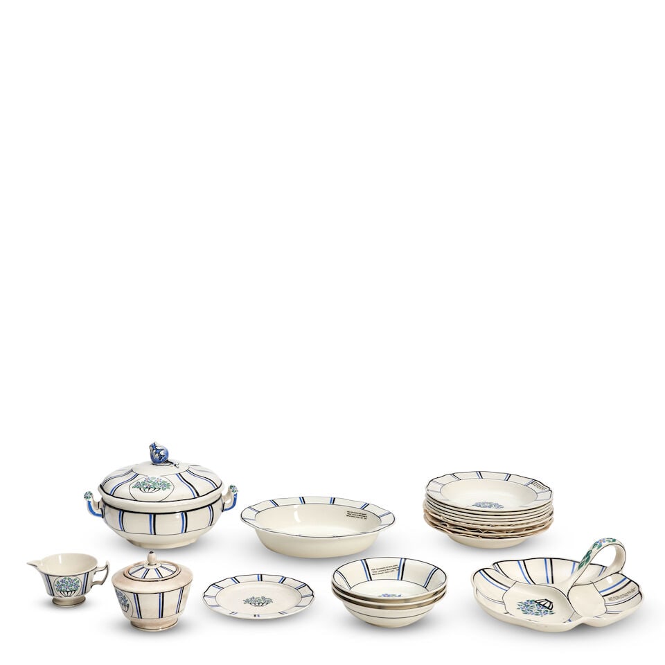 Group Of Wedgwood 'Goupy' Pattern Queensware Items, 20th century, (1 of 1)
