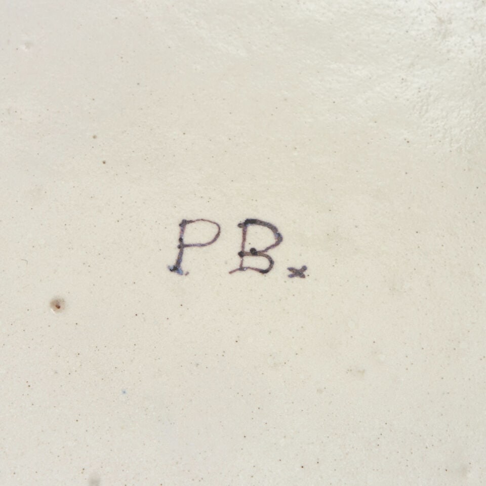 Three Quimper Plates, Quimper, France, designed late 19th century, - 2