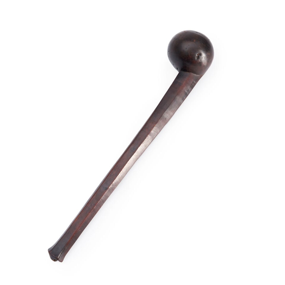 An Eastern Woodlands Or Great Lakes Ball Club, lg. 18 1/2 in. - 2