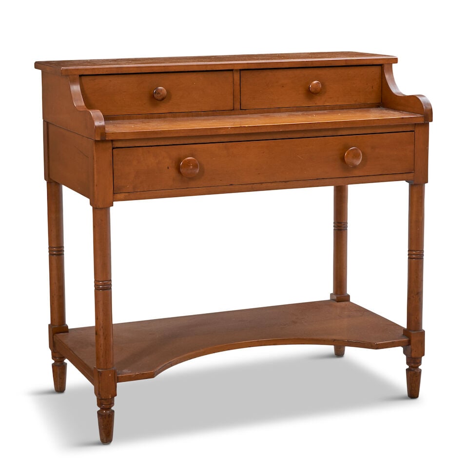 Maple Country Console Table/Hall Table, - 2
