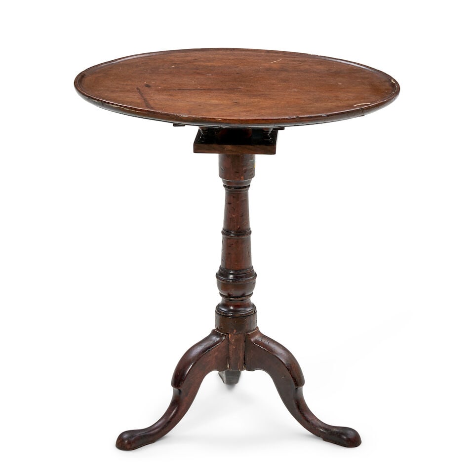 Tilt-top Mahogany Tea Table, 19th century, - 2