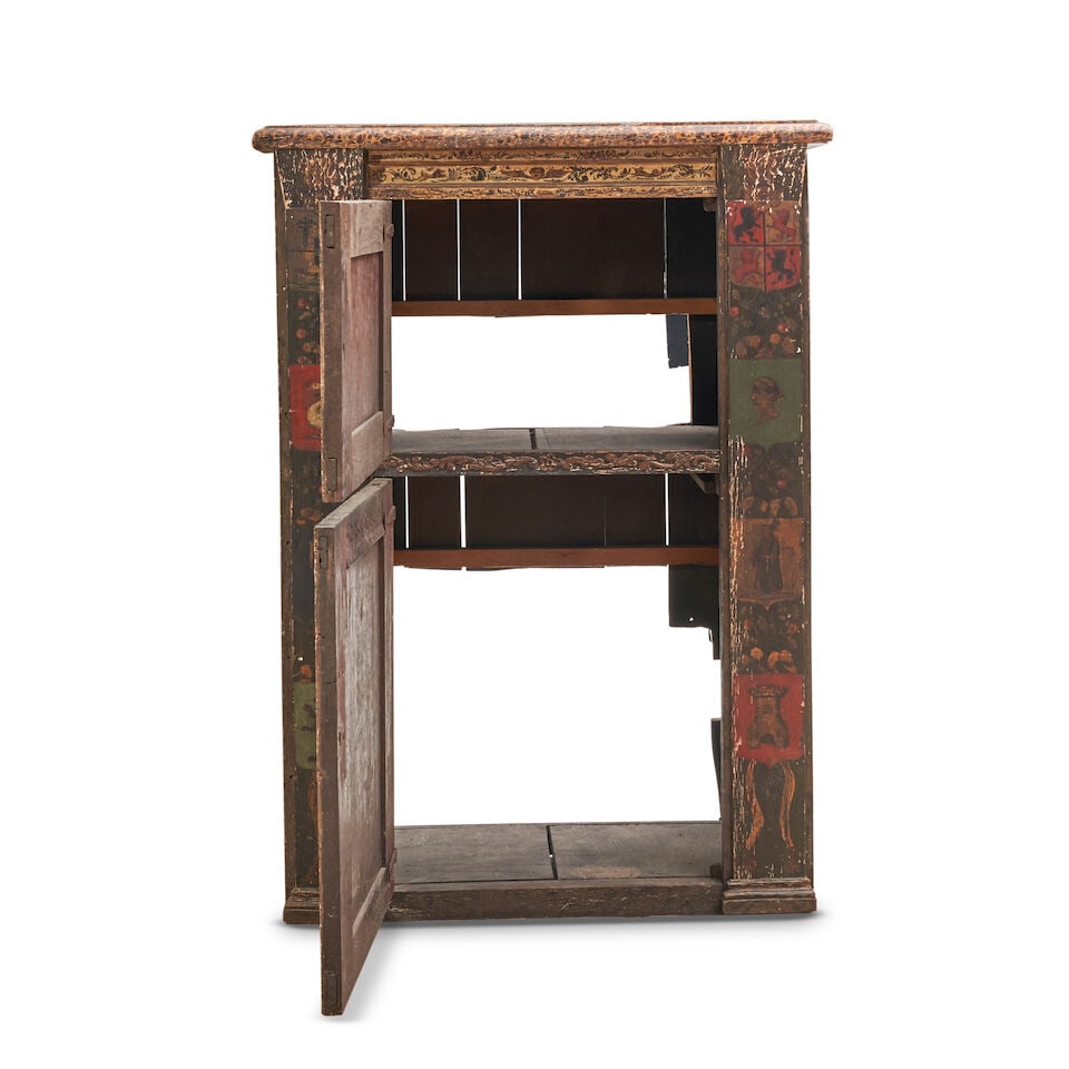 Hand-painted Dutch Cabinet, Holland, 18th/19th century, - 3