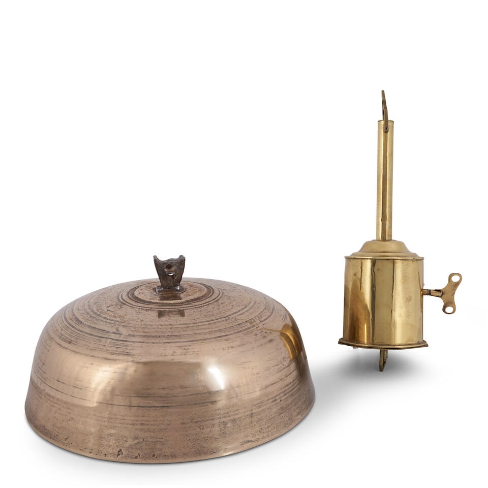 English Brass Roasting Bottle Jack and Brass Bell, 19th Century, (1 of 1)