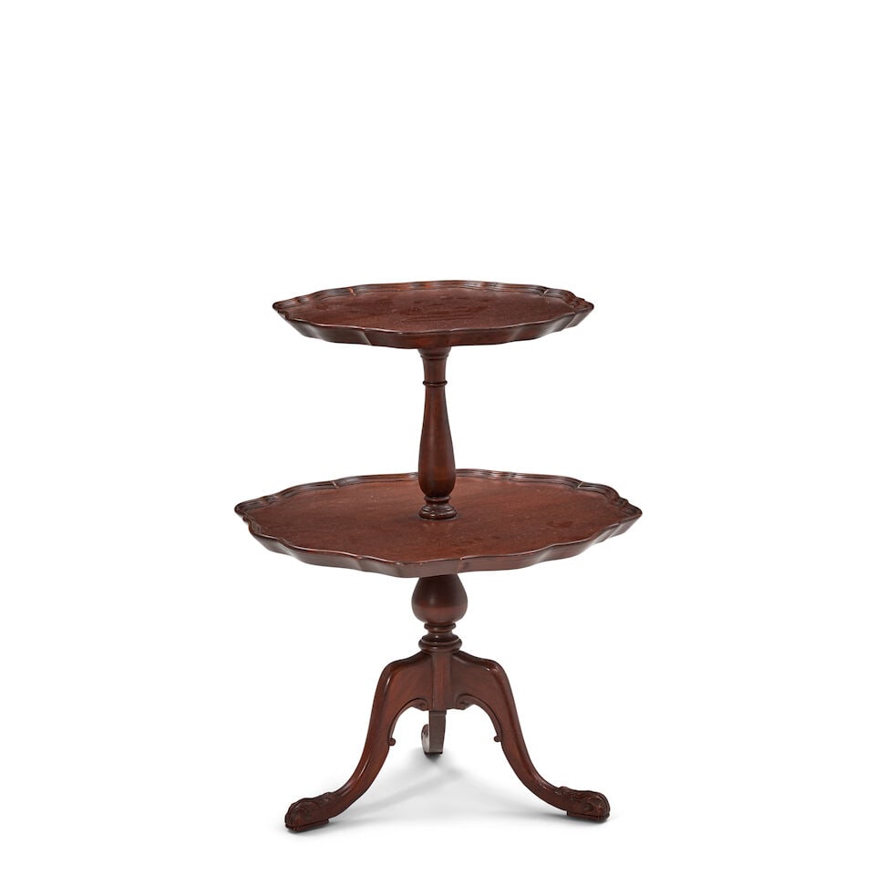 George III-style Mahogany Dumbwaiter, 20th century, - 2