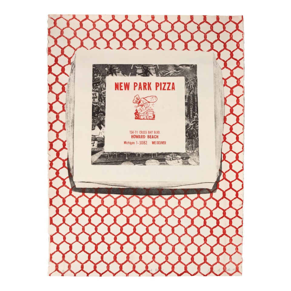 Esther Grillo (American b.1942), Howard Beach, 1990,: Esther Grillo (American b.1942), Howard Beach, 1990, Screenprint on Arches, signed and dated in pencil (lower right), titled (lower center), and numbered 11/50 (lower left), sheet size 29 7/8 x 22