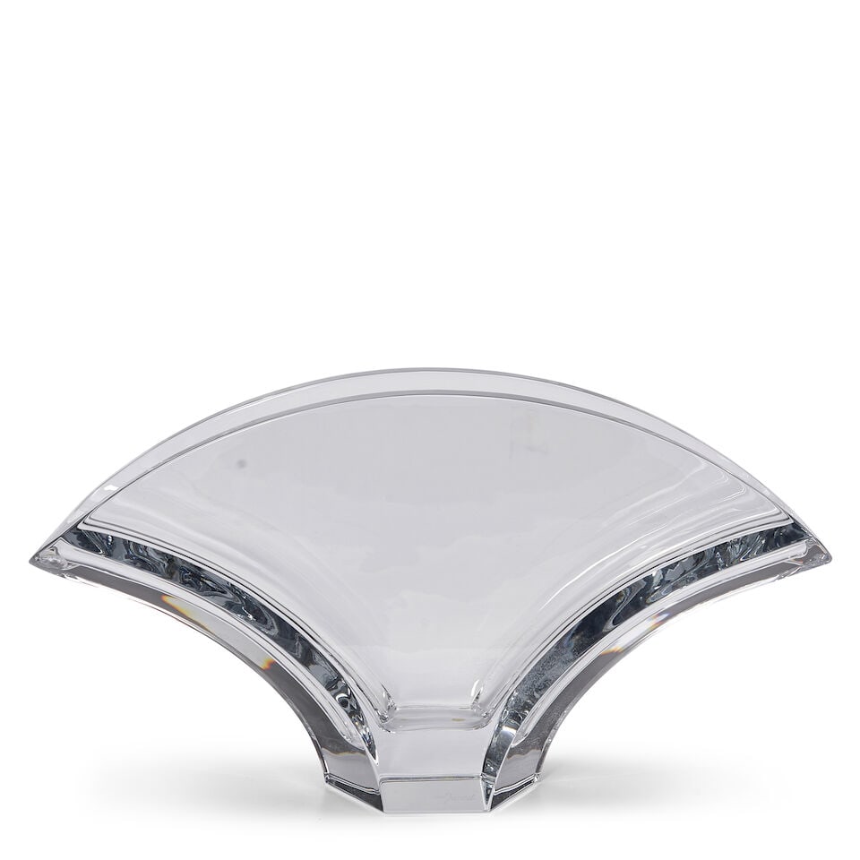 Contemporary Baccarat Glass 'Grand Ginkgo' Vase, France, Signed Baccarat, and with acid stamped... - 2