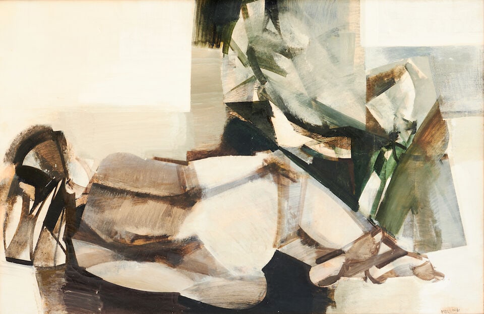 Attributed to Joel Moulin (born 1935) Reclining Nude - 4