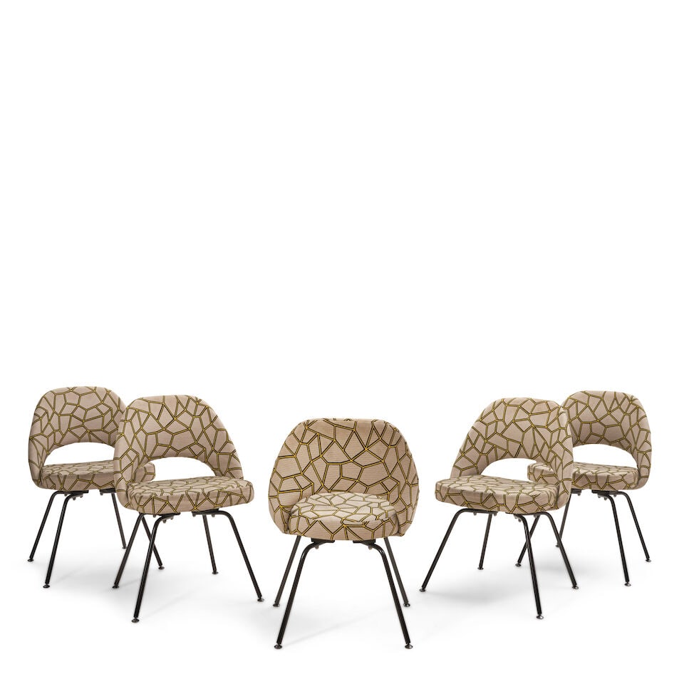 Five Eero Saarinen (1910-1961) For Knoll Executive Side Chairs, East Greenville, Pennsylvania, d... - 2