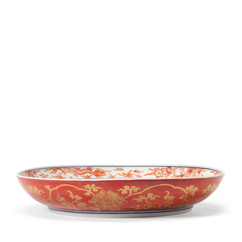 AN ARITA KAKIEMON STYLE 'AUSPICIOUS FRUITS' DISH Enpo period (1673-1681) - 3