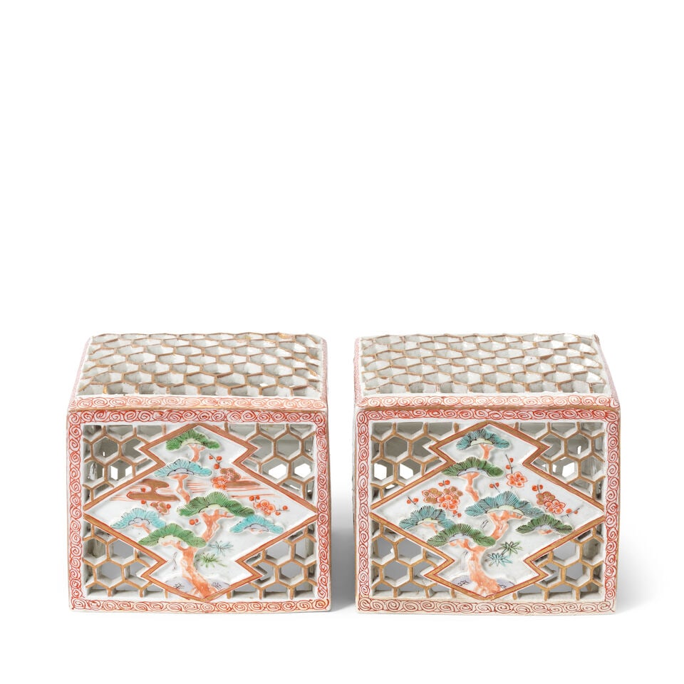 A PAIR OF ARITA CRICKET CAGES Edo period, 18th century (2) - 2