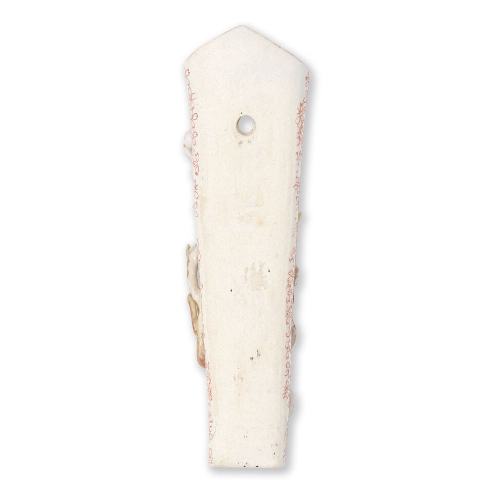 A MOULDED 'FRUIT TREE' WALL VASE 18th century - 2
