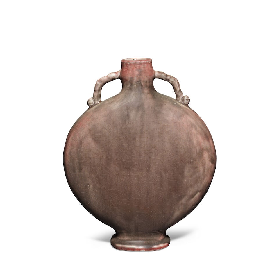 A FLAMBÉ-GLAZED MOON FLASK, BIANHU Late Qing Dynasty - 2