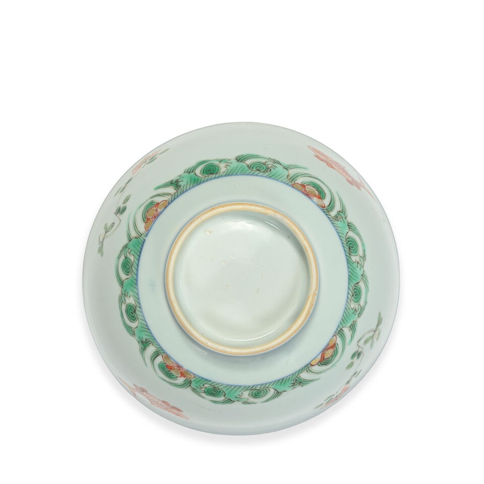 AN IRON RED AND GREEN ENAMELLED 'FISH' BOWL Kangxi - 2