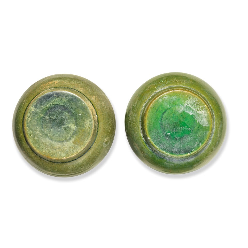 A PAIR OF GREEN-GLAZED VASES, HU Han Dynasty (3) - 2