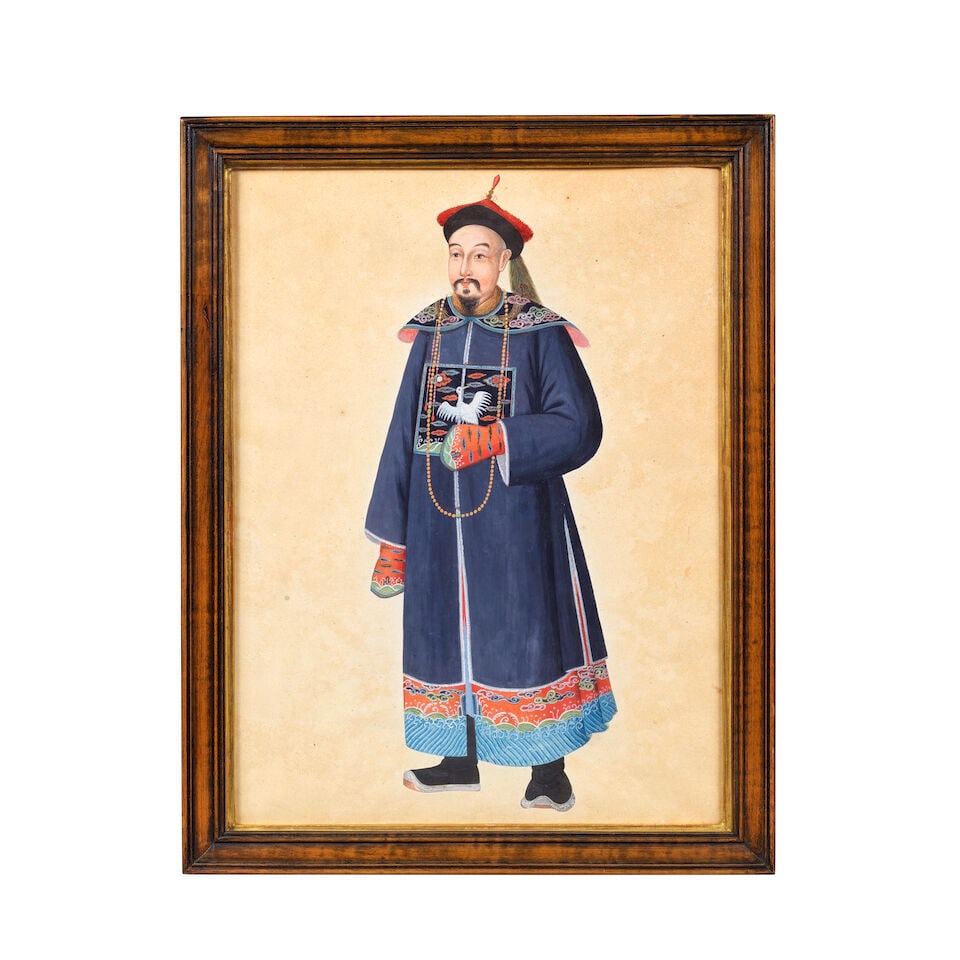 CHINESE ARTIST (CIRCA 1800) A Manchu Prince of the Fourth Degree, Civil Rank; and a Portrait of ... - 2
