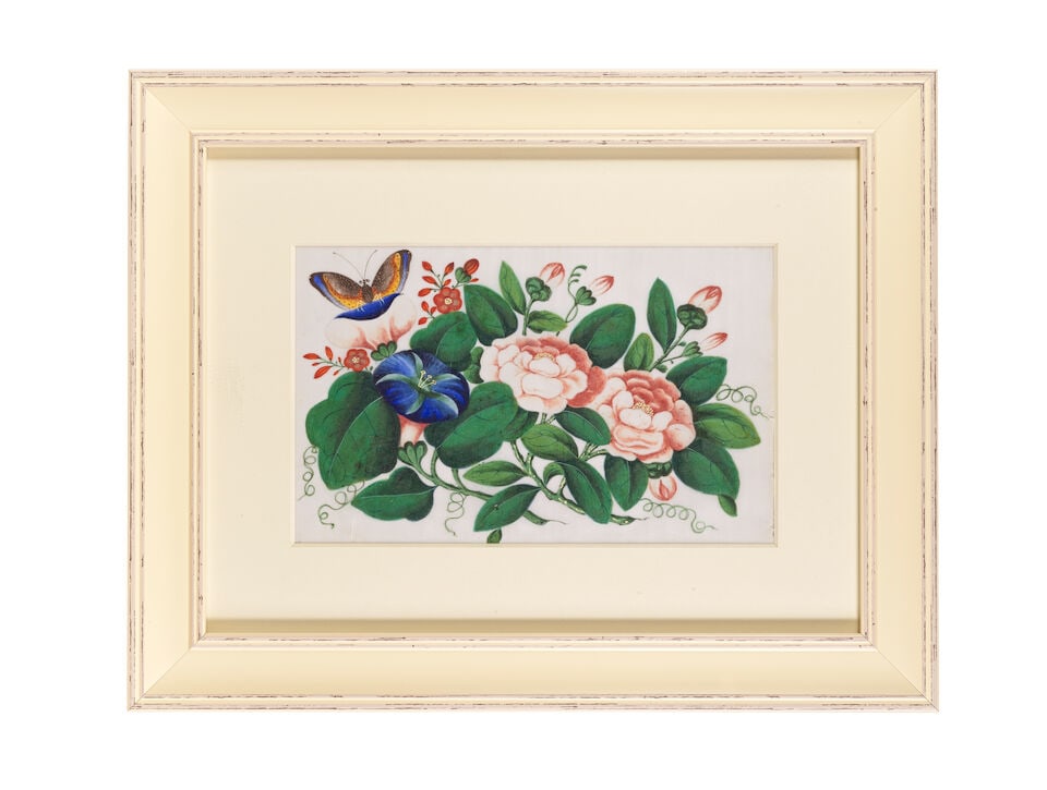 CHINESE ARTIST (19TH CENTURY) Butterflies, Flowers and Vegetable Studies (12) - 3