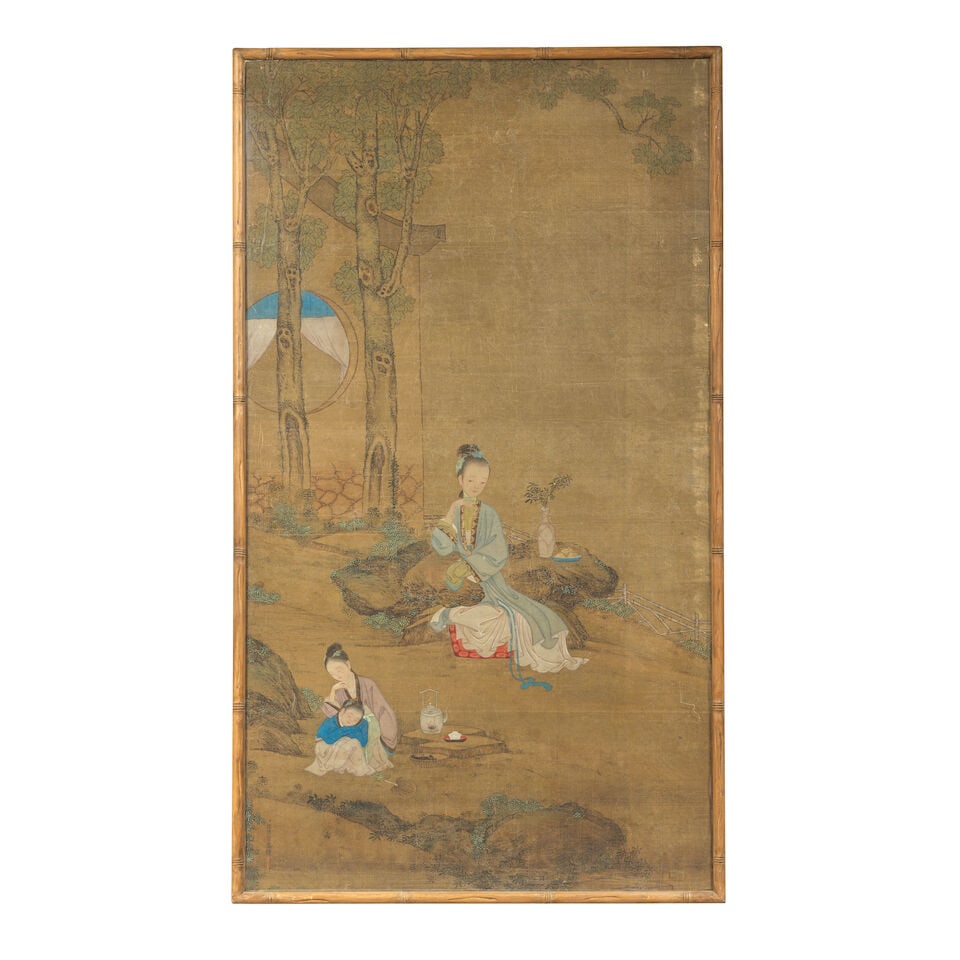 AFTER LANG SHINING (GIUSEPPE CASTIGLIONE, 1688-1766) Lady in a Garden - 2