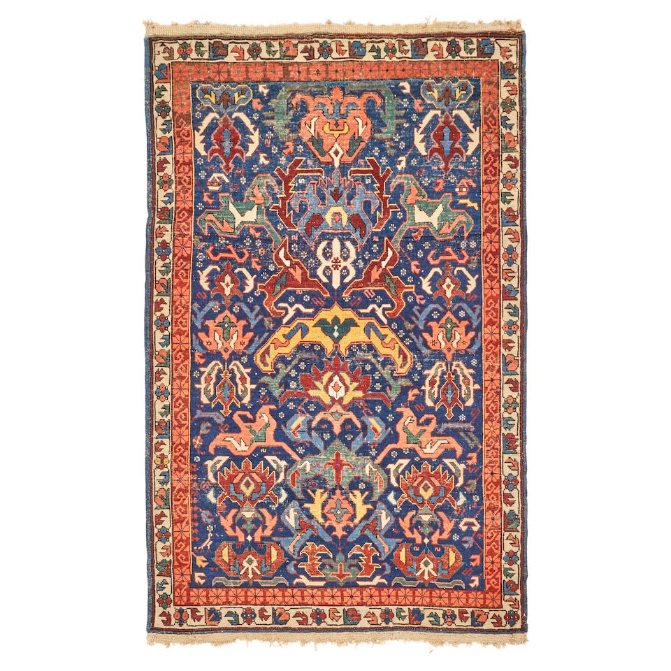 Early Kuba Seichour Rug Caucasus 3 ft. 9 in. x 5 ft. 10 in. (1 of 3)