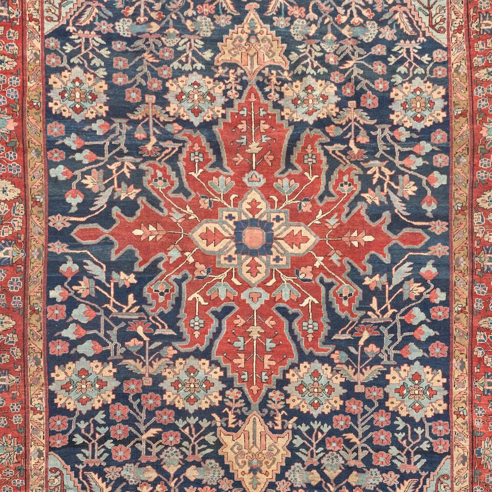 Fine Heriz Carpet 9 ft. 5 in. x 11 ft. 2 in. - 3