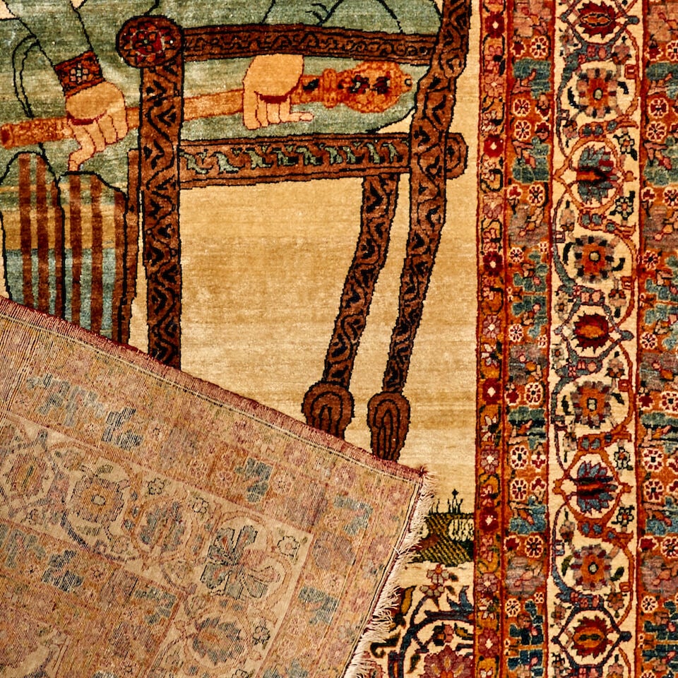 Lavar Kerman Pictorial Rug 4 ft. 3 in. x 7 ft. - 2