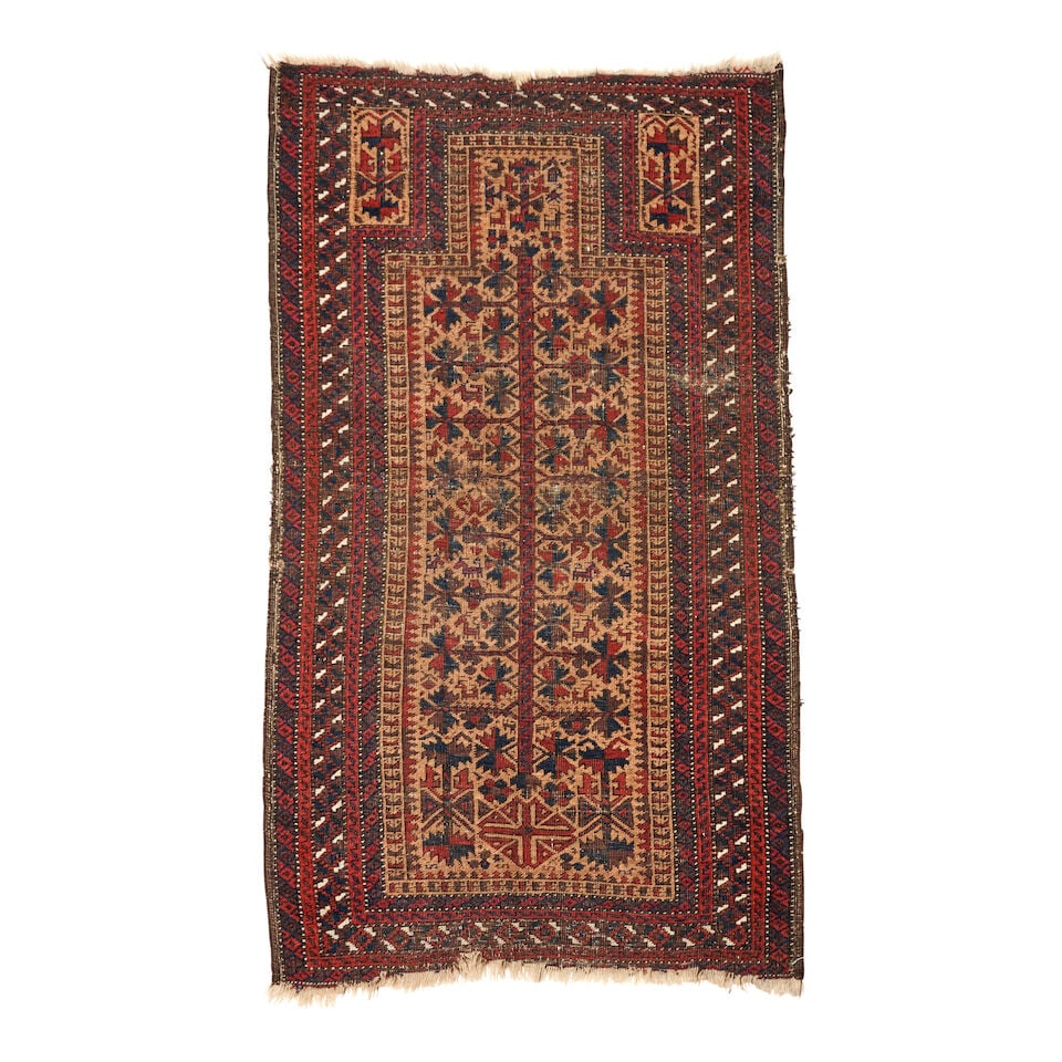 Baluch Prayer Rug 2 ft. 5 in. x 4 ft. 4 in. (1 of 3)