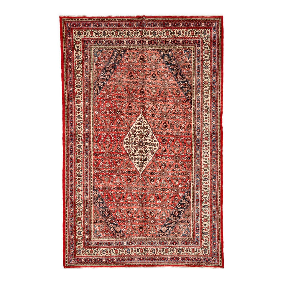 Hamadan Carpet 10 ft. 6 in. x 16 ft. 6 in.: Hamadan Carpet c. first quarter 20th century 10 ft. 6 in. x 16 ft. 6 in. For further information on this lot please visit Bonhams.com For further information about this lot please