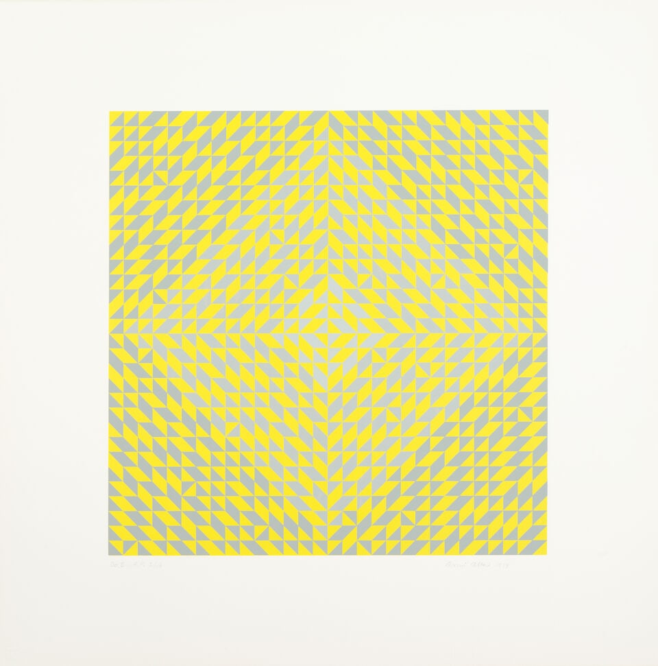 Anni Albers (American, 1899-1994) Do. I-VI The complete portfolio, 1973, comprising six screenp... - 2