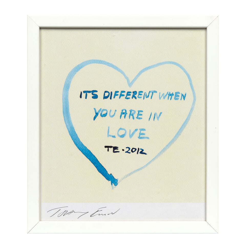 Dame Tracey Emin (British, born 1963) It's Different When You're In Love Digital print in colour... - 3