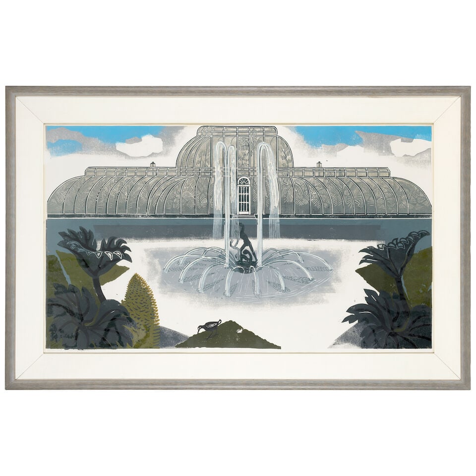 Edward Bawden R.A. (British, 1903-1989) The Palm House Linocut in colours, 1963, on wove paper, ... - 2