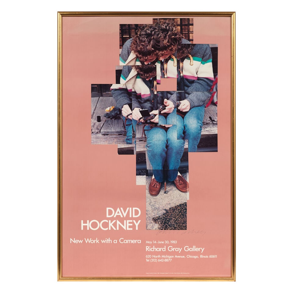 David Hockney R.A. (British, born 1937) David Hockney: New Work with a Camera Offset lithograph ... - 2