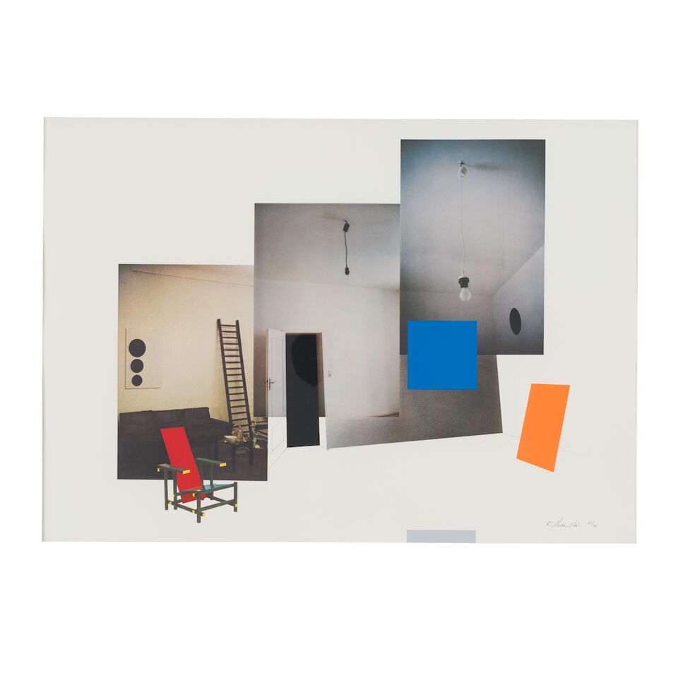 Richard Hamilton (British, 1922-2011) Interior with Monochromes Screenprint and collotype in col...: Richard Hamilton (British, 1922-2011) Interior with Monochromes (Lullin 110) Screenprint and collotype in colours, 1979, on Ivorex paper, signed and numbered 62/96 in pencil (there were also ten