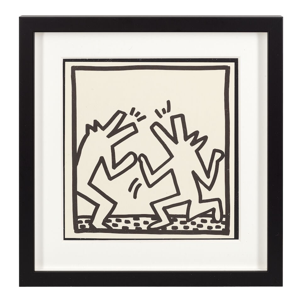 Keith Haring (American, 1958-1990) Eight Coloring Book Plates, from Keith Haring Eight double-si... - 11