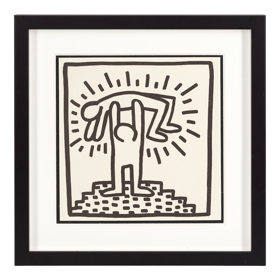 Keith Haring (American, 1958-1990) Eight Coloring Book Plates, from Keith Haring Eight double-si... - 15