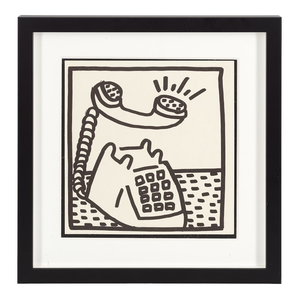 Keith Haring (American, 1958-1990) Eight Coloring Book Plates, from Keith Haring Eight double-si... - 14