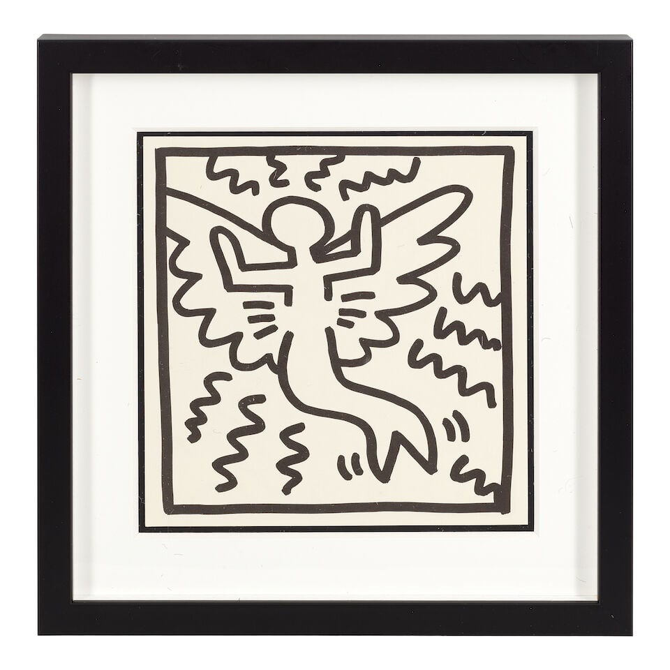 Keith Haring (American, 1958-1990) Eight Coloring Book Plates, from Keith Haring Eight double-si... - 15