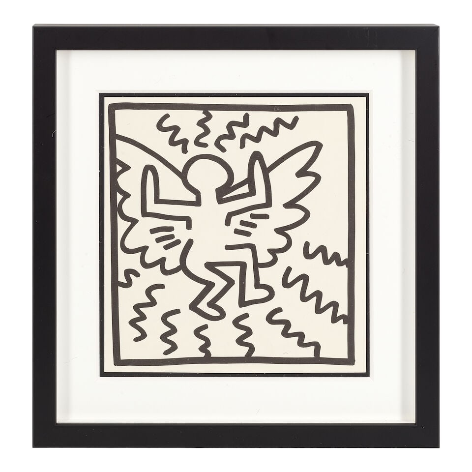 Keith Haring (American, 1958-1990) Eight Coloring Book Plates, from Keith Haring Eight double-si... - 16