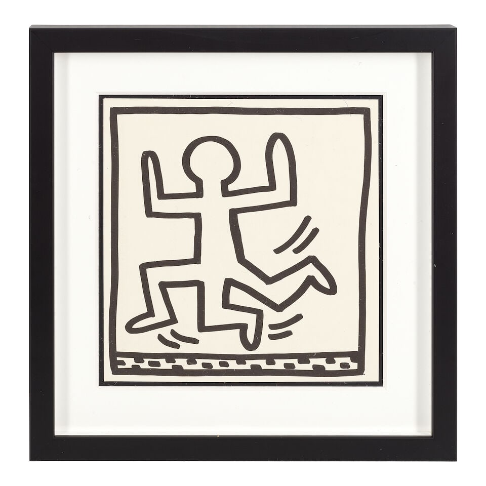 Keith Haring (American, 1958-1990) Eight Coloring Book Plates, from Keith Haring Eight double-si... - 17