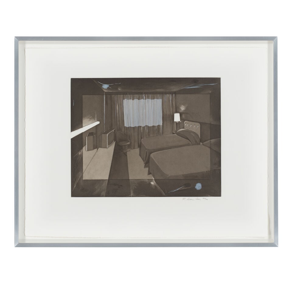 Richard Hamilton (British, 1922-2011) Motel II Soft-ground etching, with open, step-bite aquatin... - 3