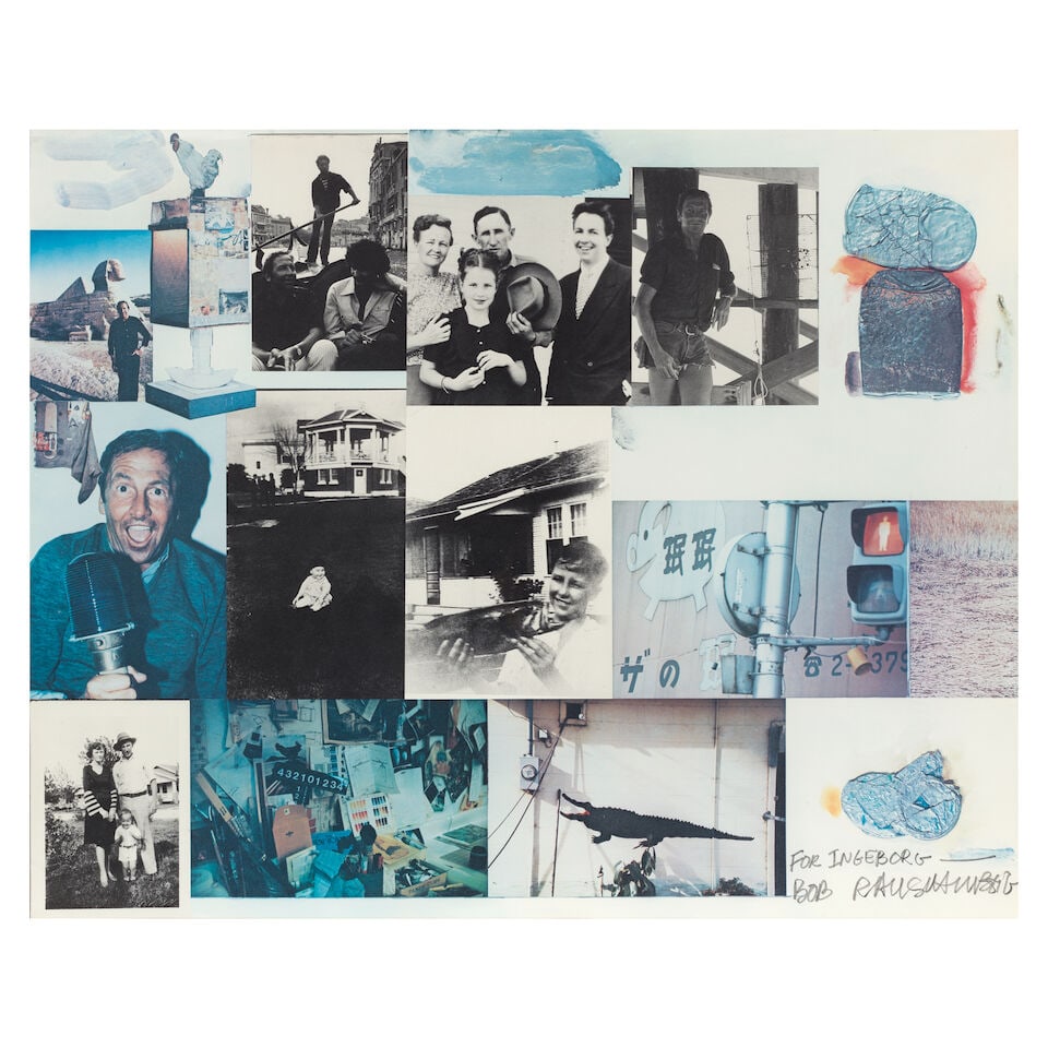 Robert Rauschenberg (American, 1925-2008) Port Arthur Texas Public Library Print Offset lithogra... (1 of 2)