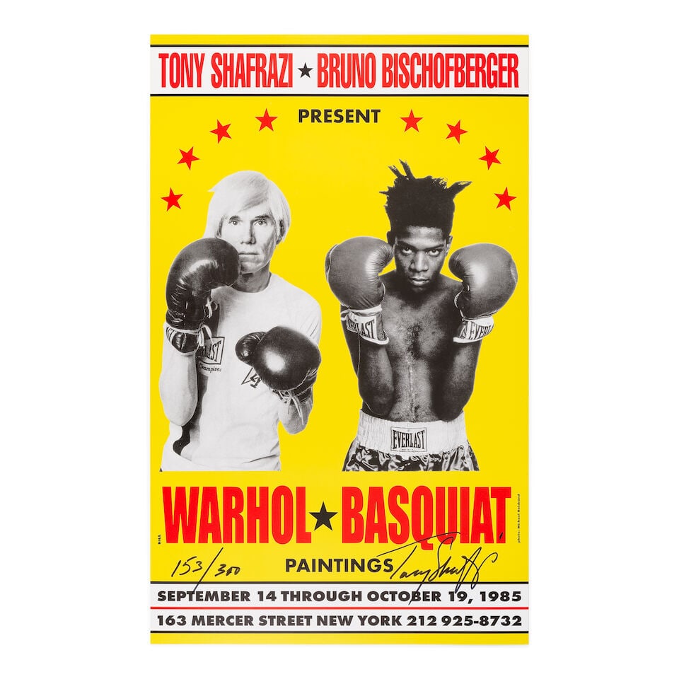 Andy Warhol and Jean-Michel Basquiat (American, 1928-1987 and 1960-1988) Poster for Warhol/Basqu... (1 of 1)