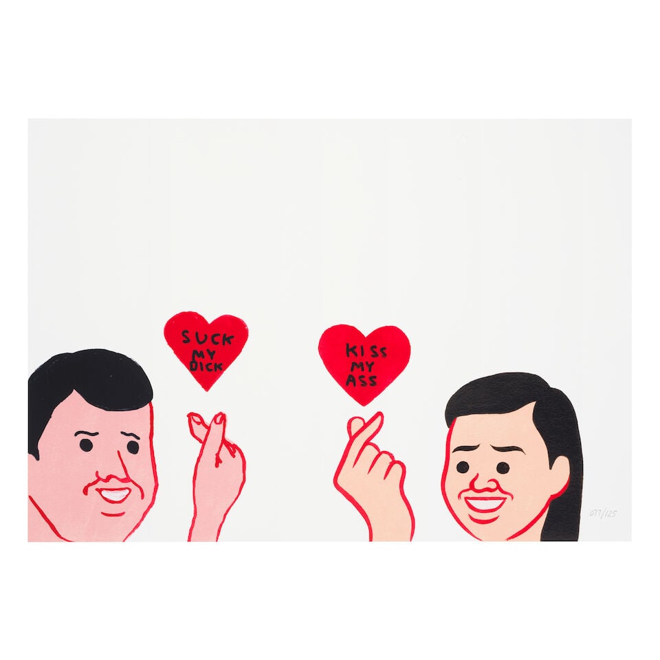 David Shrigley (British, born 1968) and Joan Cornellà (Spanish, born 1981) Vote (Horizontal... - 2