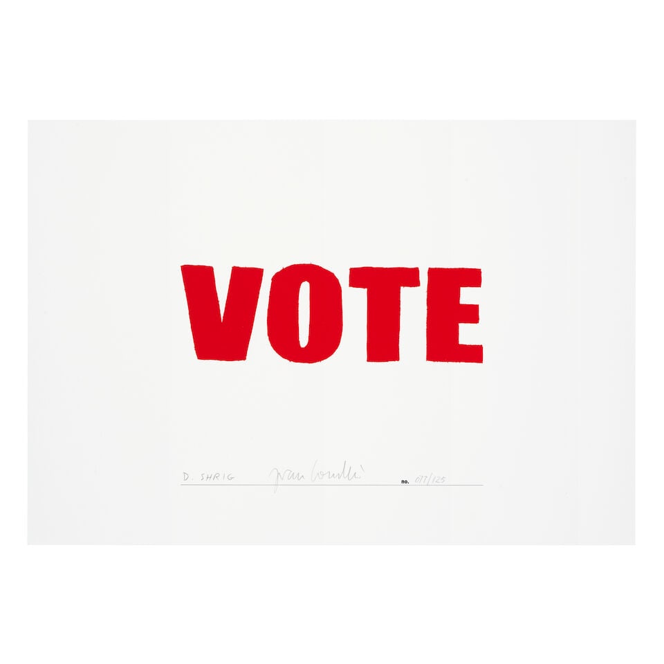 David Shrigley (British, born 1968) and Joan Cornellà (Spanish, born 1981) Vote (Horizontal... - 5