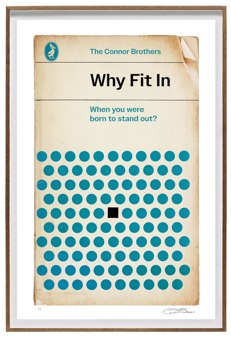 The Connor Brothers (British, born 1968) Why Fit In When You Were Born To Stand Out? Pigment pri...: The Connor Brothers (British, born 1968) Why Fit In When You Were Born To Stand Out? Pigment print with screenprinted varnish in colours, 2024, signed, dated and numbered 1/75 (there were also 8