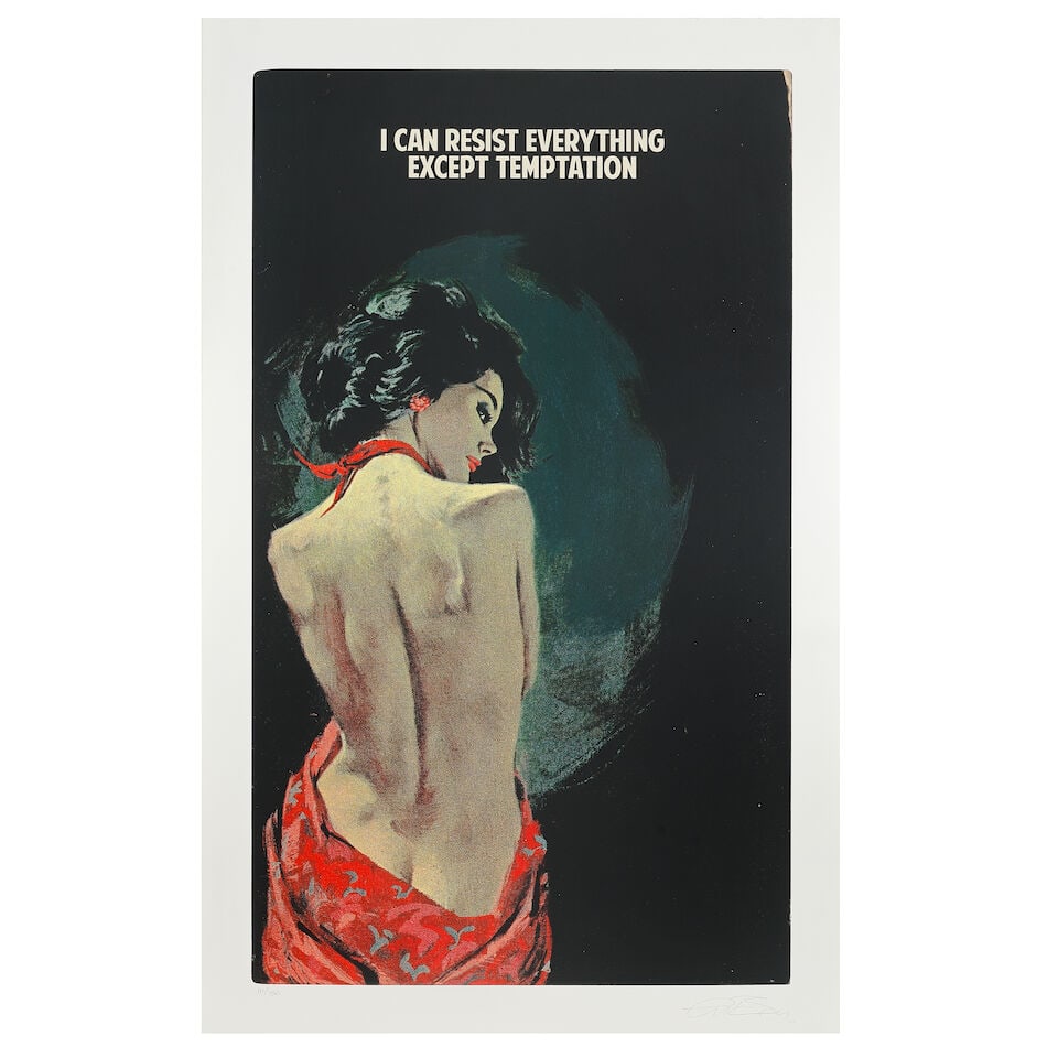 The Connor Brothers (British, born 1968) I Can Resist Everything Except Temptation Archival pigm...: The Connor Brothers (British, born 1968) I Can Resist Everything Except Temptation Archival pigment print in colours with screenprint varnish, 2021, on wove paper, signed, dated and numbered 111/150