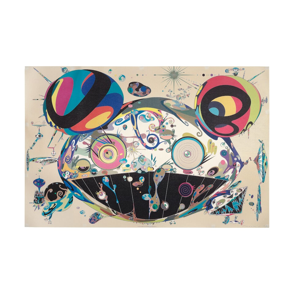 Takashi Murakami (Japanese, born 1962) Tan Tan Bo Offset lithograph in colours, 2004, on glossy ...: Takashi Murakami (Japanese, born 1962) Tan Tan Bo Offset lithograph in colours, 2004, on glossy wove paper, signed, dated and numbered 85/300 in black ink, published by Kaikai Kiki Co., Ltd., Tokyo, t