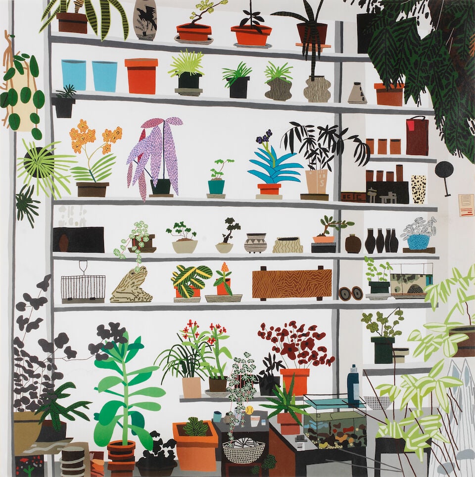 Jonas Wood (American, born 1977) Large Shelf Still Life Offset lithographic poster in colours, 2... (1 of 2)