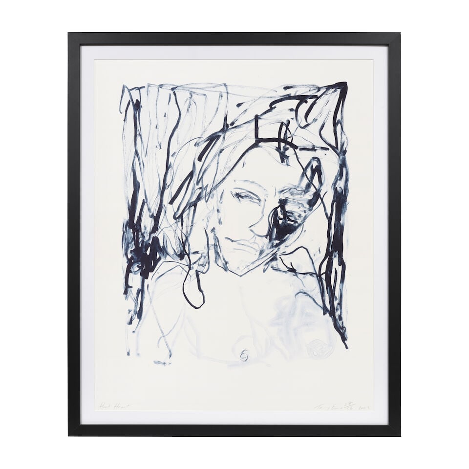 Dame Tracey Emin (British, born 1963) Hurt Heart Lithograph in colours, 2022, on Somerset wove p... - 2